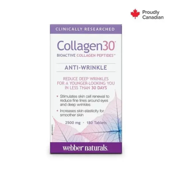 Collagen30 Antiwrinkle bioactive peptides tabs 180s