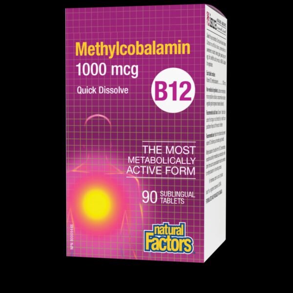 Natural Factors B12 Methyl 1000mcg Sublingual 90's